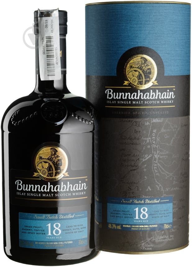Виски Bunnahabhain 18 year-old 0,7 л - фото 1 Виски Bunnahabhain 18 year-old 0,7 л - фото 1