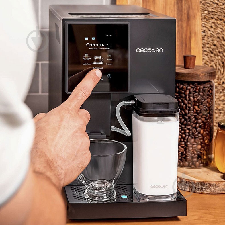 Кофемашина CECOTEC Cremmaet Compactccino Connected (CCTC-01460) - фото 11