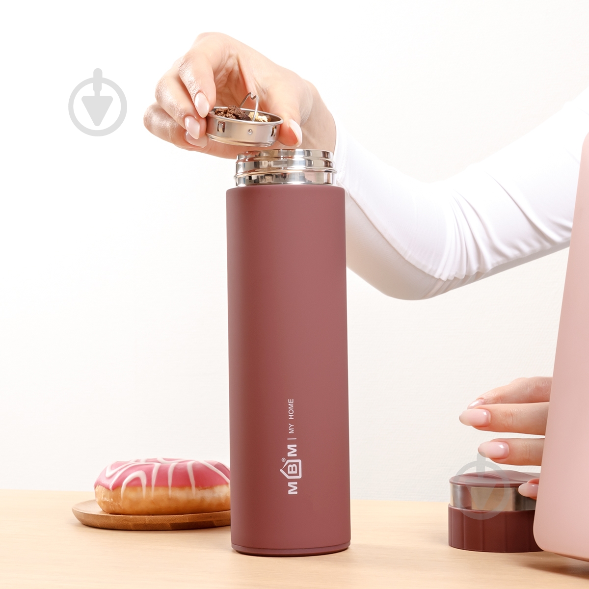 Термос MVM 500 мл KP-30 Red - фото 5