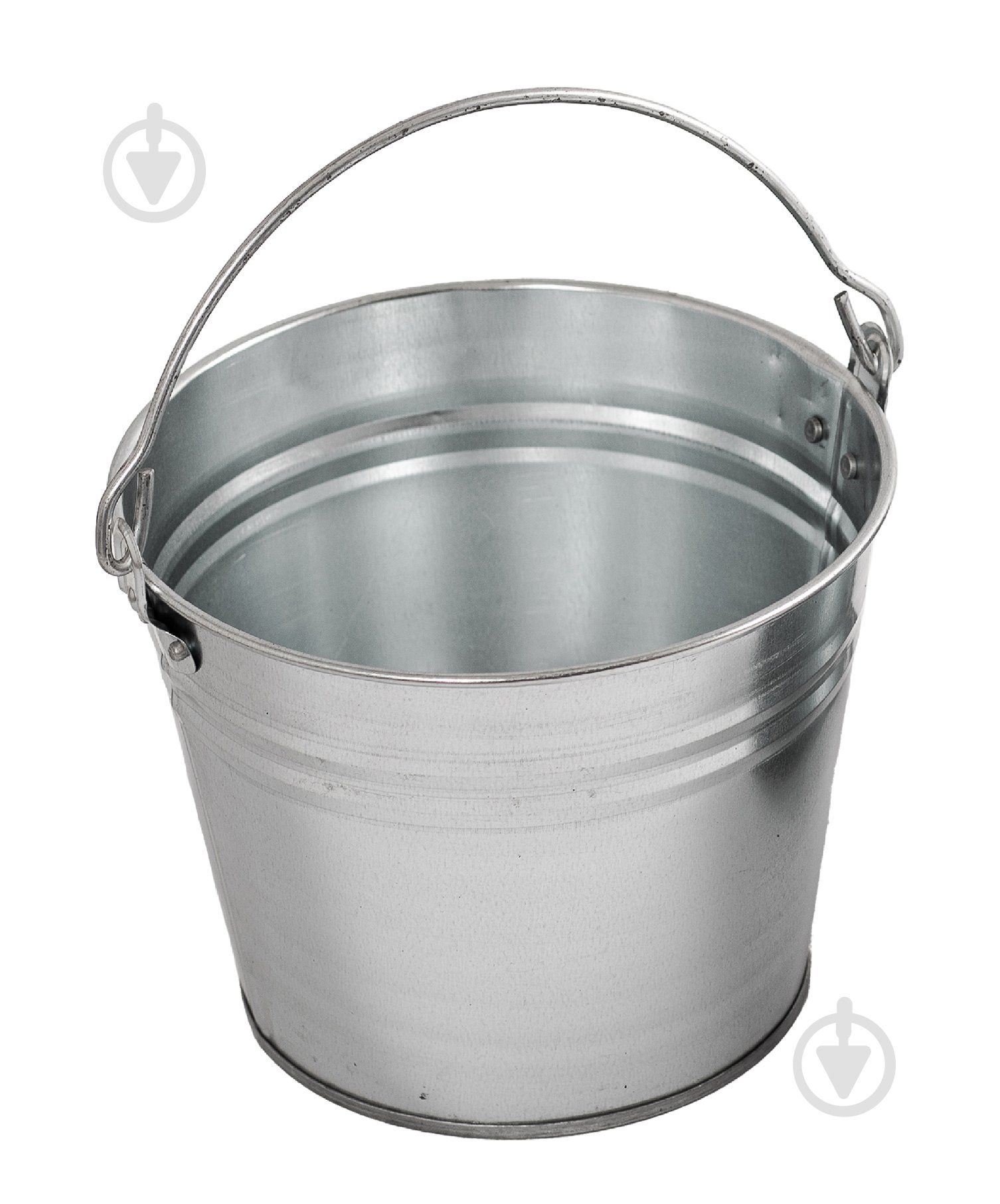 Ведро обычное Арма оцинкованное 5 л серебряный - фото 1