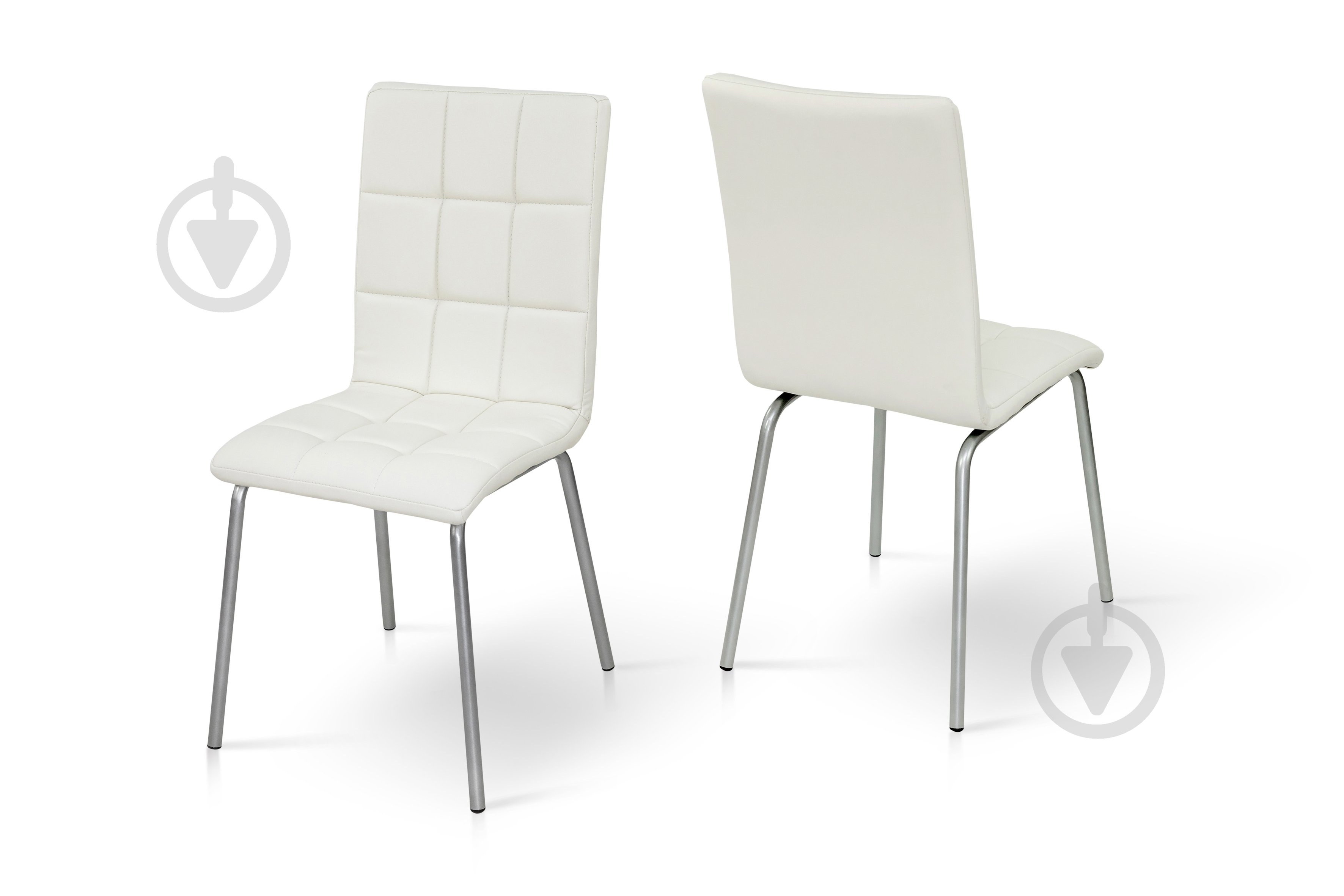 Стул обеденный Аманда серый/белый - фото 2