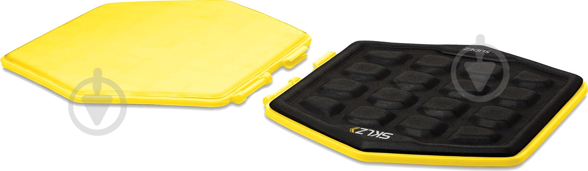 Коврики скользящие SKLZ Slidez 230х205 мм желтый - фото 2