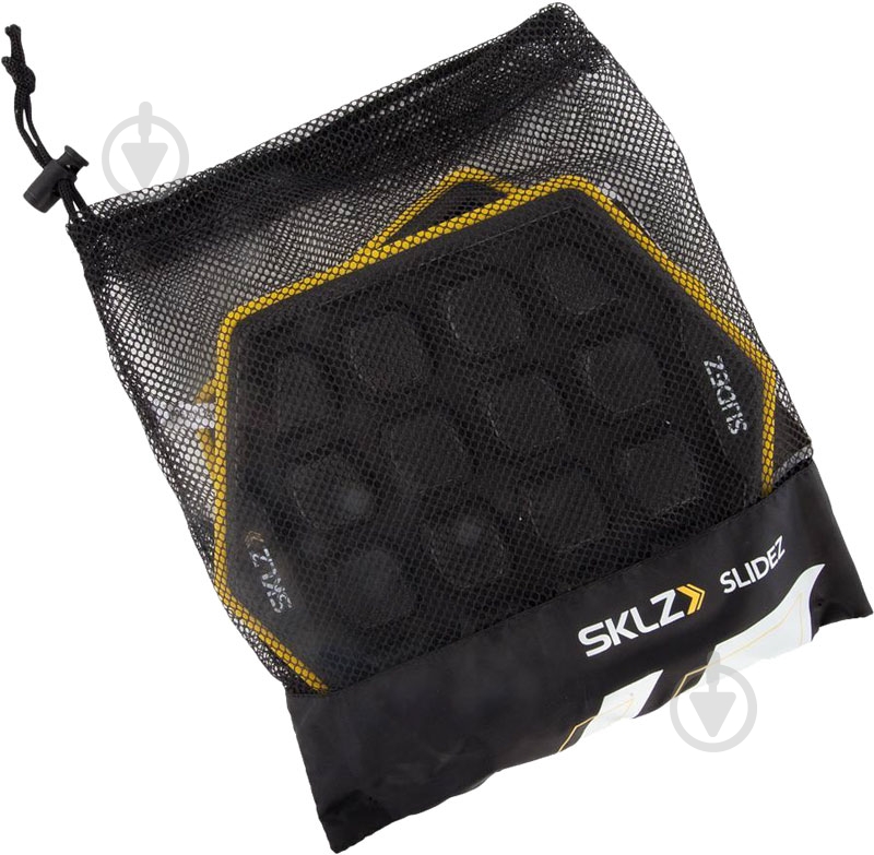Коврики скользящие SKLZ Slidez 230х205 мм желтый - фото 6