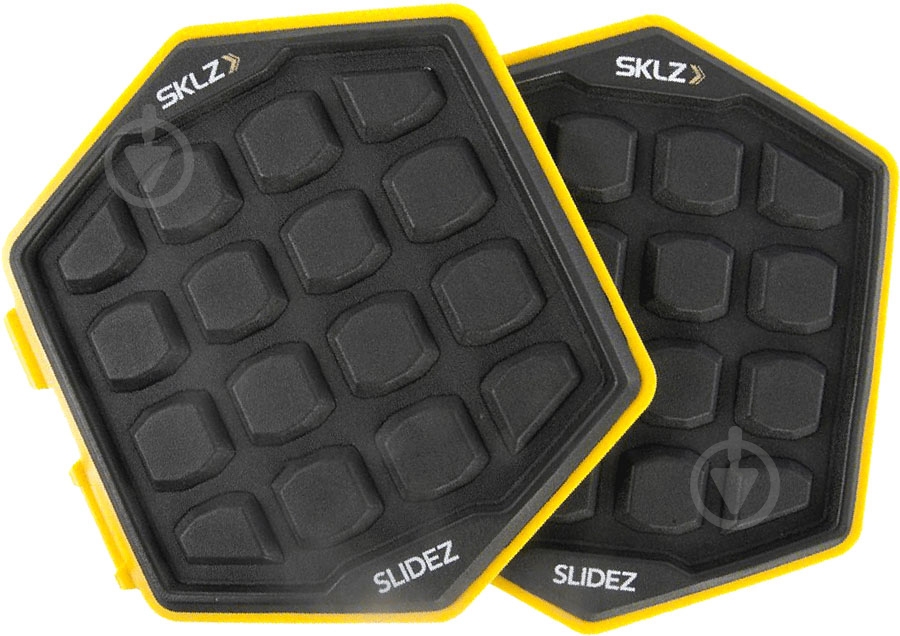 Коврики скользящие SKLZ Slidez 230х205 мм желтый - фото 4