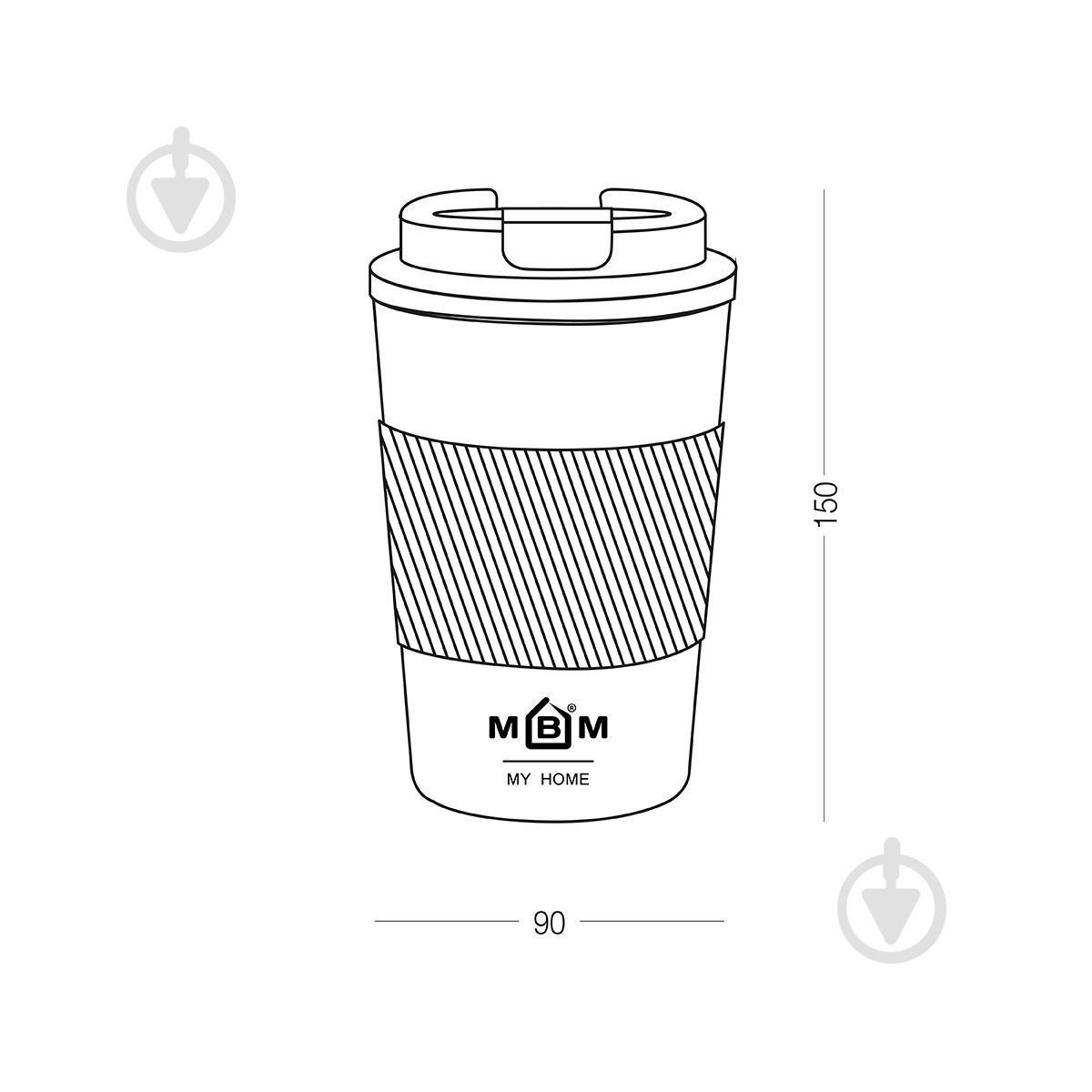 Термочашка MVM 380 мл KP-28 S White - фото 12 Термочашка MVM 380 мл KP-28 S White - фото 12