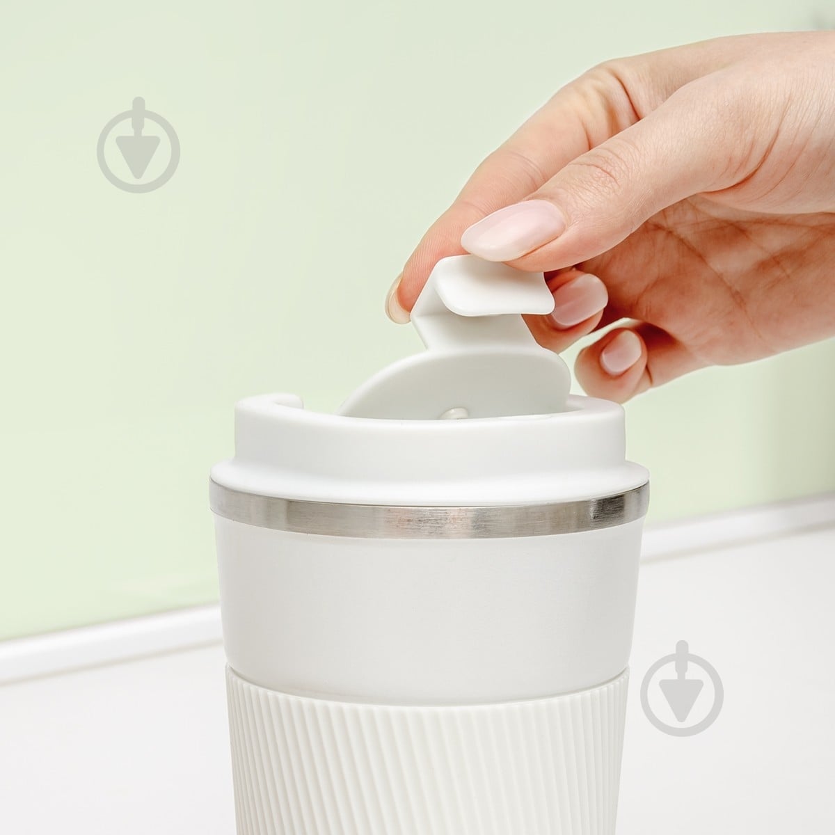 Термочашка MVM 380 мл KP-28 S White - фото 3 Термочашка MVM 380 мл KP-28 S White - фото 3