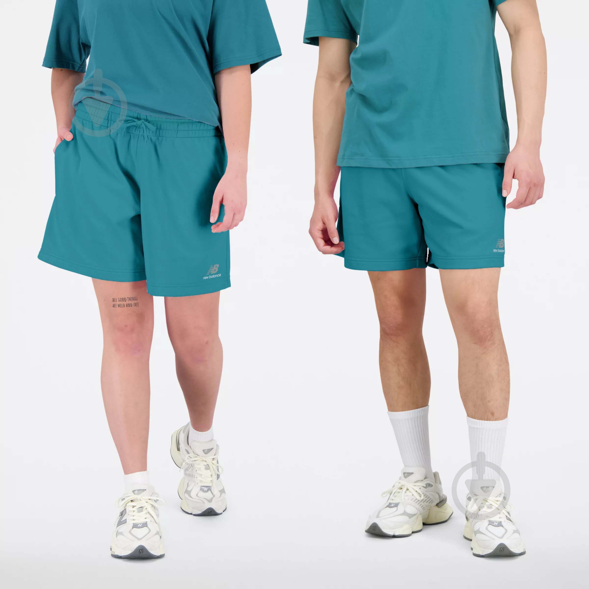 Шорти New Balance UNI-SSENTIALS US21500VDA р. S зелений - фото 2 Шорти New Balance UNI-SSENTIALS US21500VDA р. S зелений - фото 2