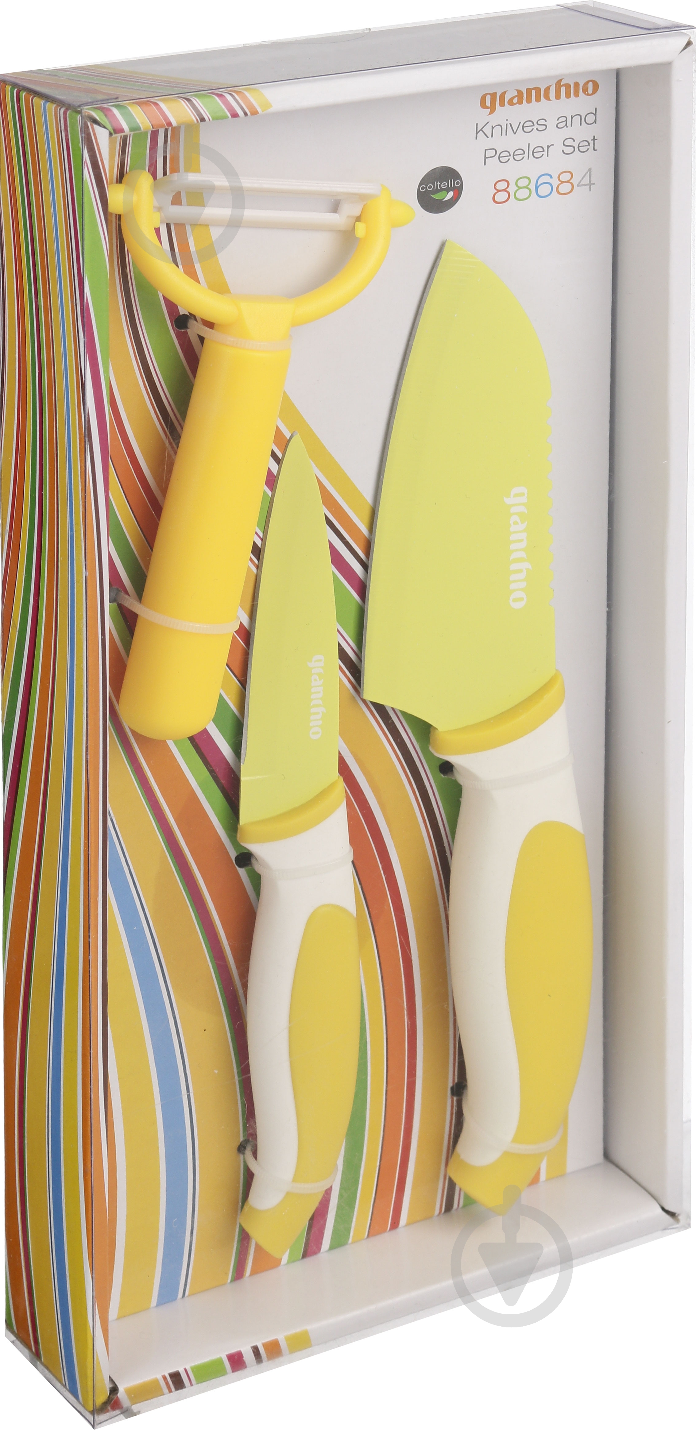 Набор ножей Granchio Coltello 3 предмета 88684 - фото 5 Набор ножей Granchio Coltello 3 предмета 88684 - фото 5