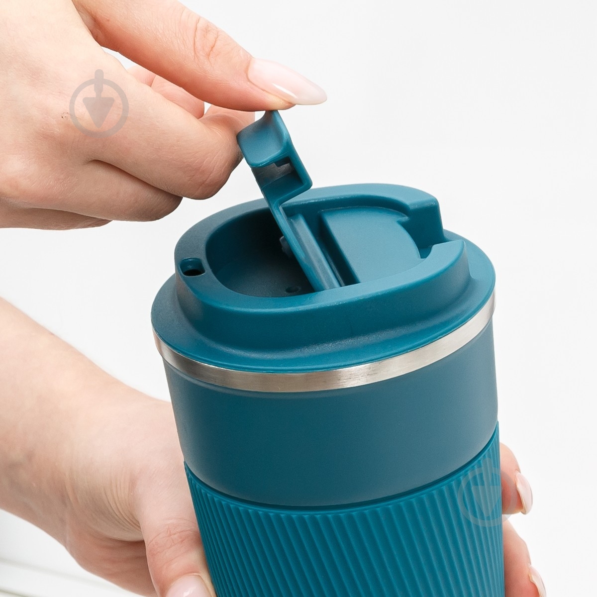 Термочашка MVM 380 мл KP-28 S Blue - фото 3