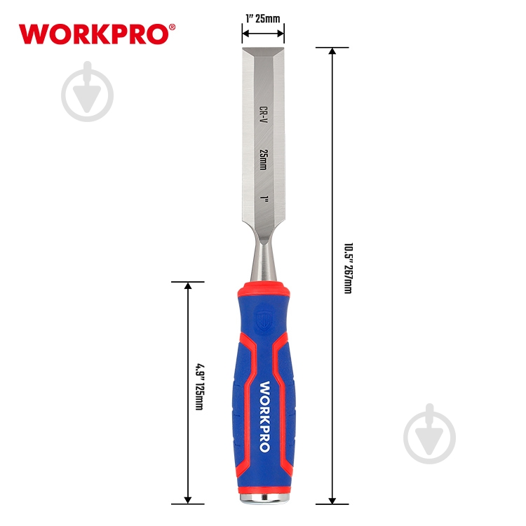Стамеска WORKPRO WP243010 - фото 3