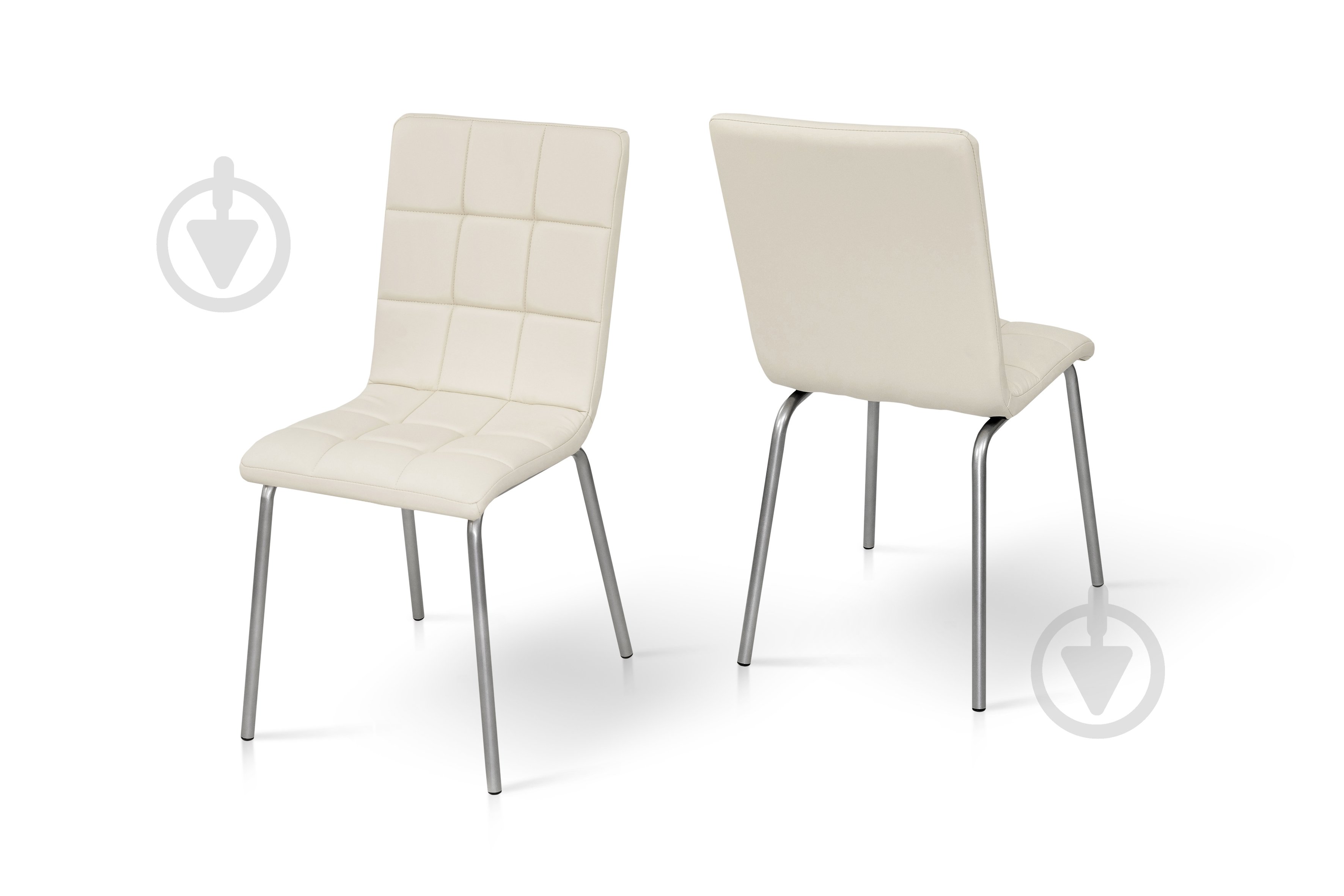 Стул обеденный Аманда серый/молочный - фото 1