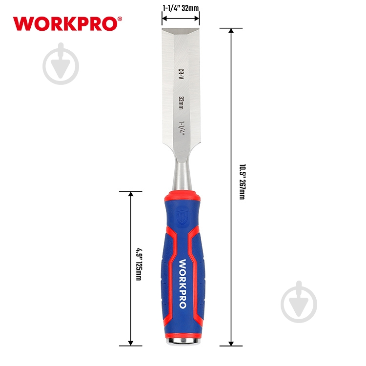 Стамеска WORKPRO WP243011 - фото 5 Стамеска WORKPRO WP243011 - фото 5