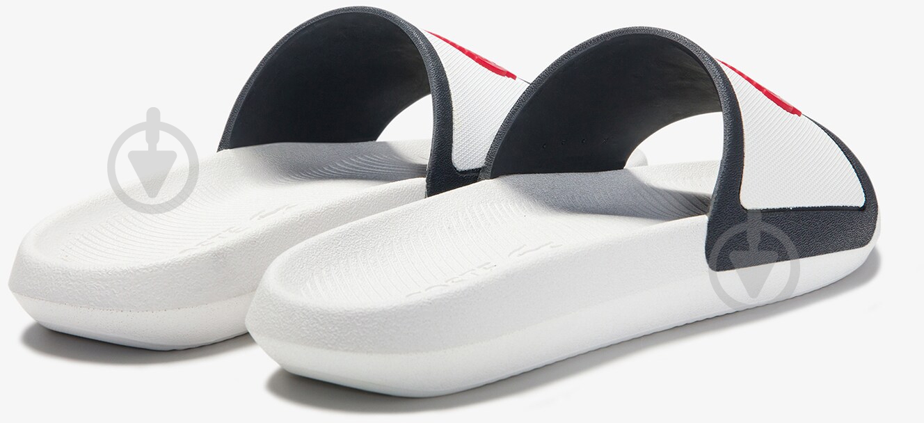 Шльопанці Lacoste CROCO SLIDE TRI 3 CFA 739CFA0044407 р.38 білий - фото 3