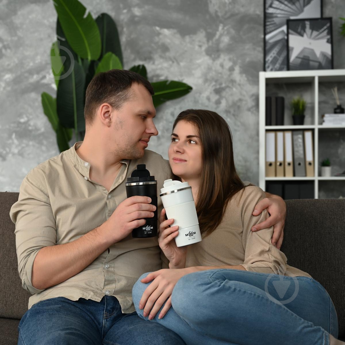 Термочашка MVM 510 мл KP-28 M White - фото 13