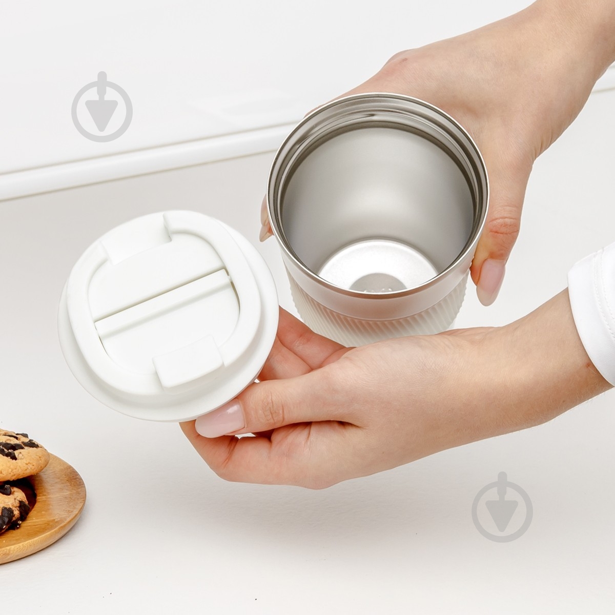 Термочашка MVM 510 мл KP-28 M White - фото 8