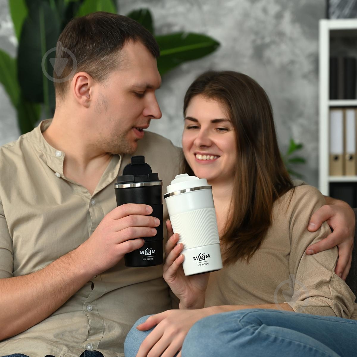 Термочашка MVM 510 мл KP-28 M White - фото 12