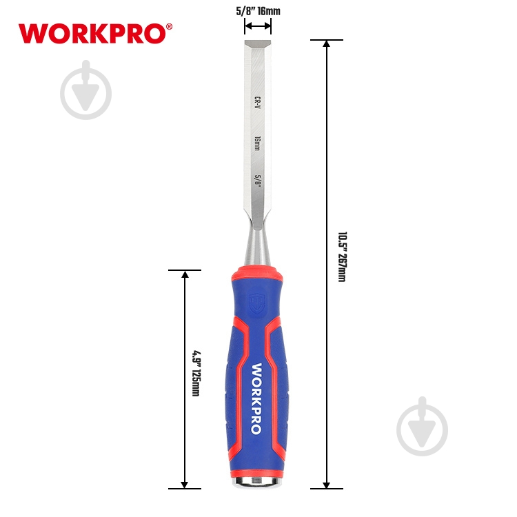 Стамеска WORKPRO WP243007 - фото 4