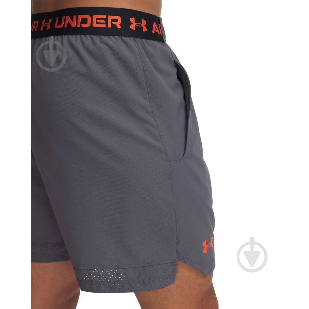 Шорты Under Armour VANISH WOVEN 6IN SHORTS 1373718-028 р. M серый - фото 3 Шорты Under Armour VANISH WOVEN 6IN SHORTS 1373718-028 р. M серый - фото 3