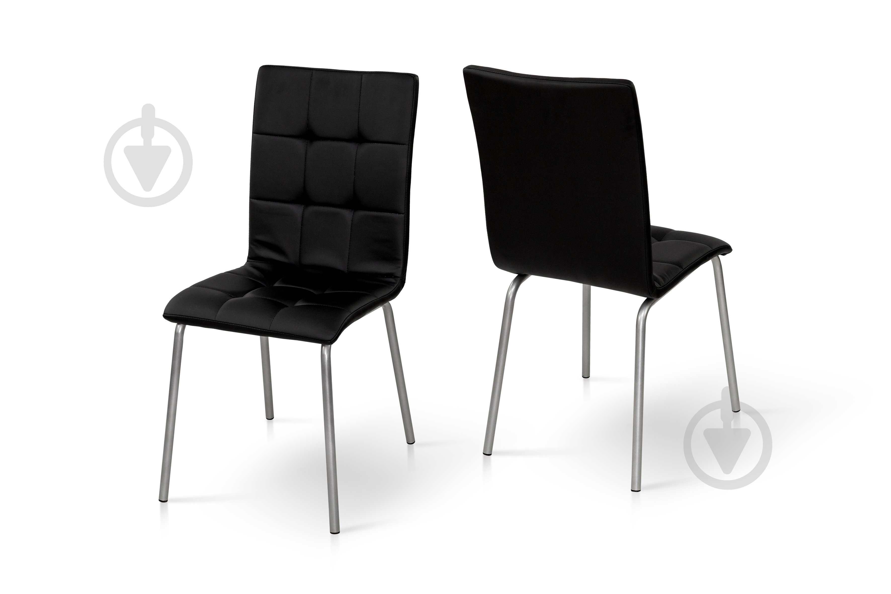 Стул обеденный Аманда серый/черный - фото 2 Стул обеденный Аманда серый/черный - фото 2