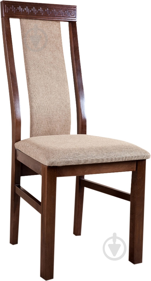 Стул обеденный Буковель бежевый/орех - фото 1 Стул обеденный Буковель бежевый/орех - фото 1
