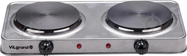 Плита электрическая настольная ViLgrand VHP152F grey - фото 2 Плита электрическая настольная ViLgrand VHP152F grey - фото 2