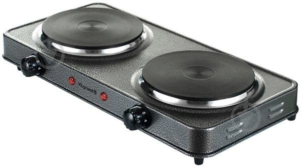 Плита электрическая настольная ViLgrand VHP152F grey - фото 1 Плита электрическая настольная ViLgrand VHP152F grey - фото 1