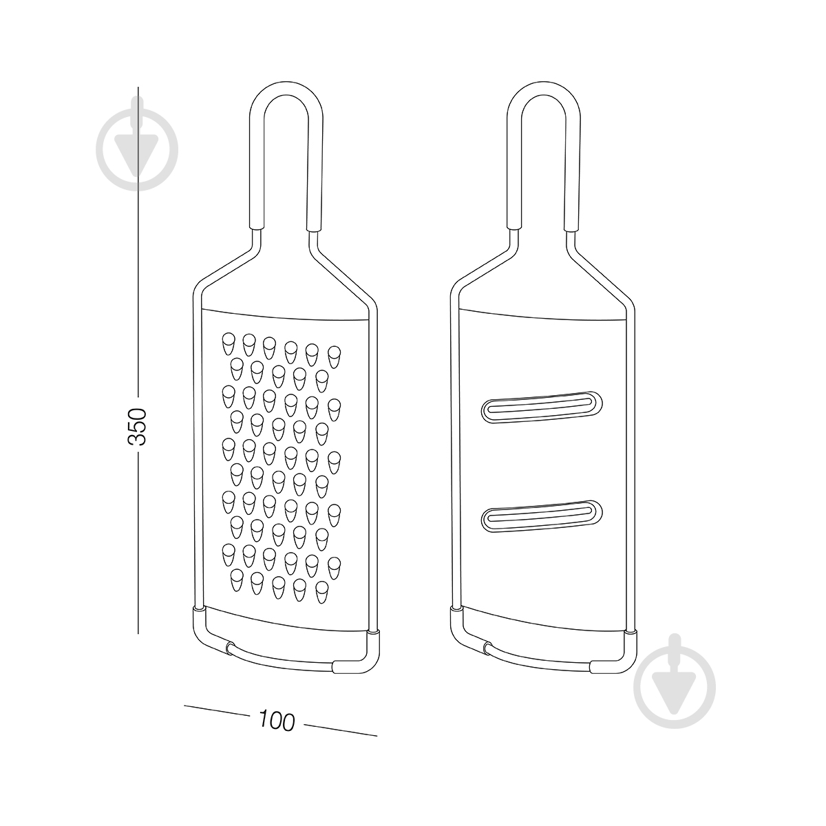 Набор терок MVM KP-24 SS 2 шт. - фото 8