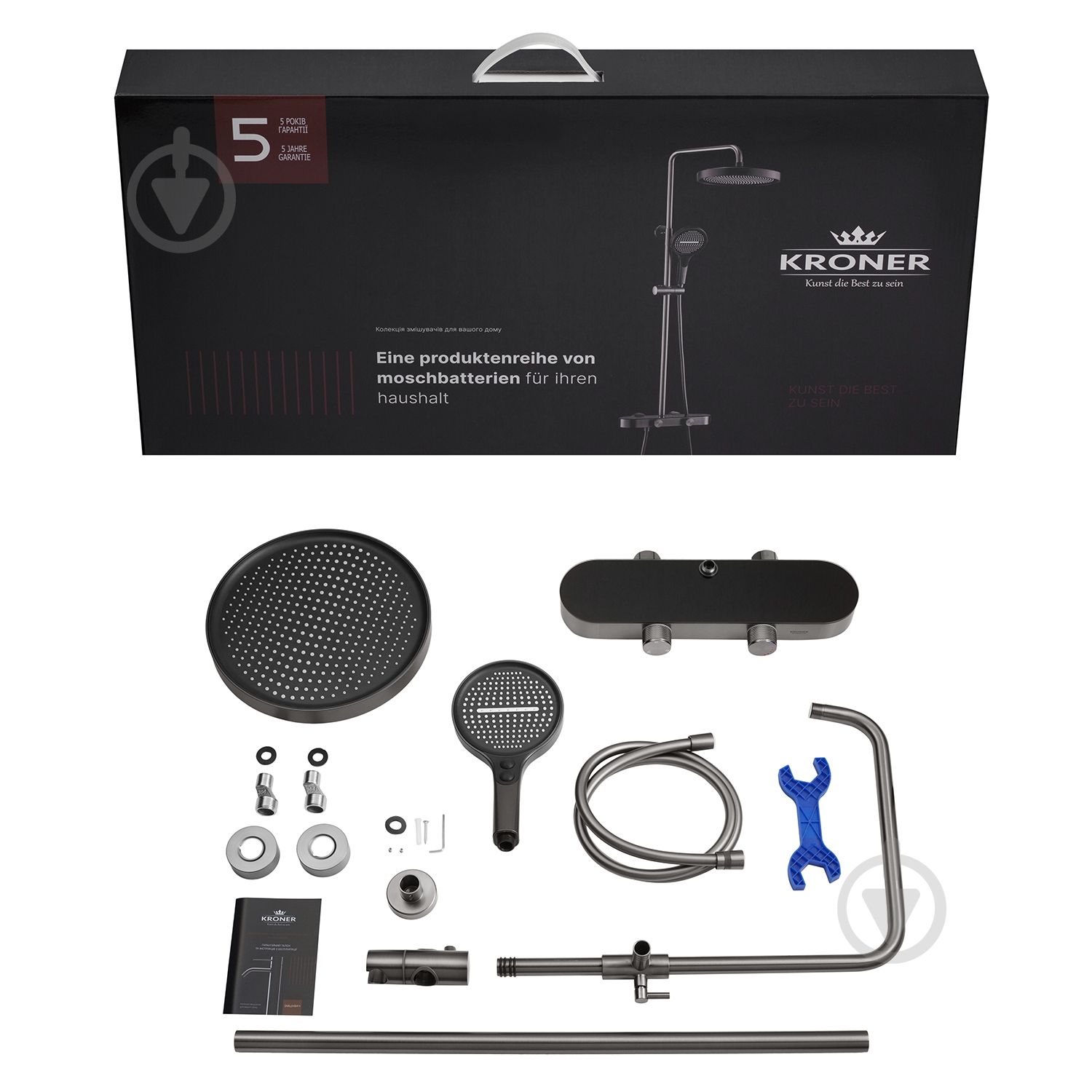 Душевая система Kroner KRP Makon - GRP0637 - фото 5 Душевая система Kroner KRP Makon - GRP0637 - фото 5