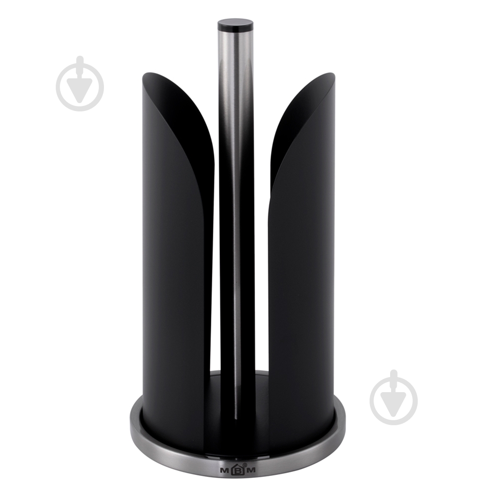 Держатель для бумажных полотенец MVM KP-23 SS/BLACK 15х30 см - фото 1 Держатель для бумажных полотенец MVM KP-23 SS/BLACK 15х30 см - фото 1