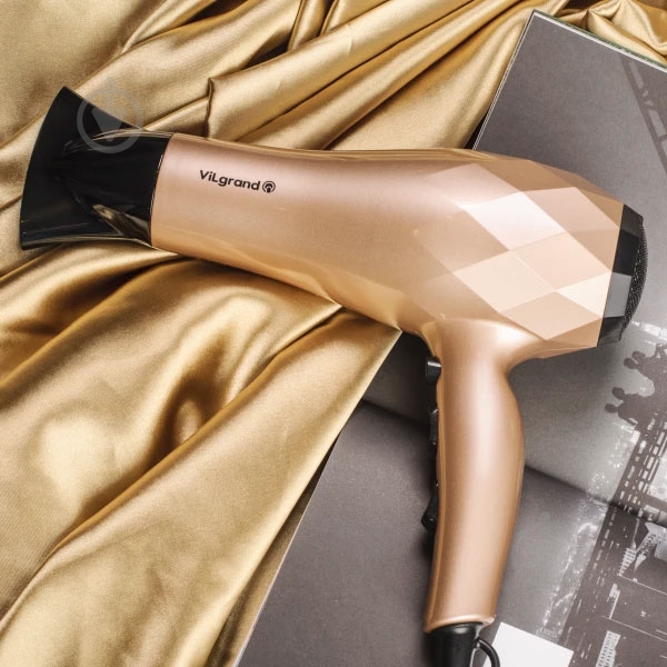 Фен ViLgrand VHD-2424TI gold - фото 12
