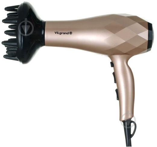Фен ViLgrand VHD-2424TI gold - фото 2
