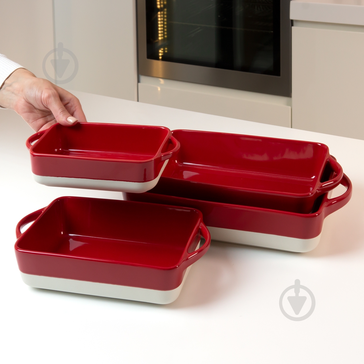 Форма для випікання MVM KP-44 M біло-червона - фото 7 Форма для випікання MVM KP-44 M біло-червона - фото 7