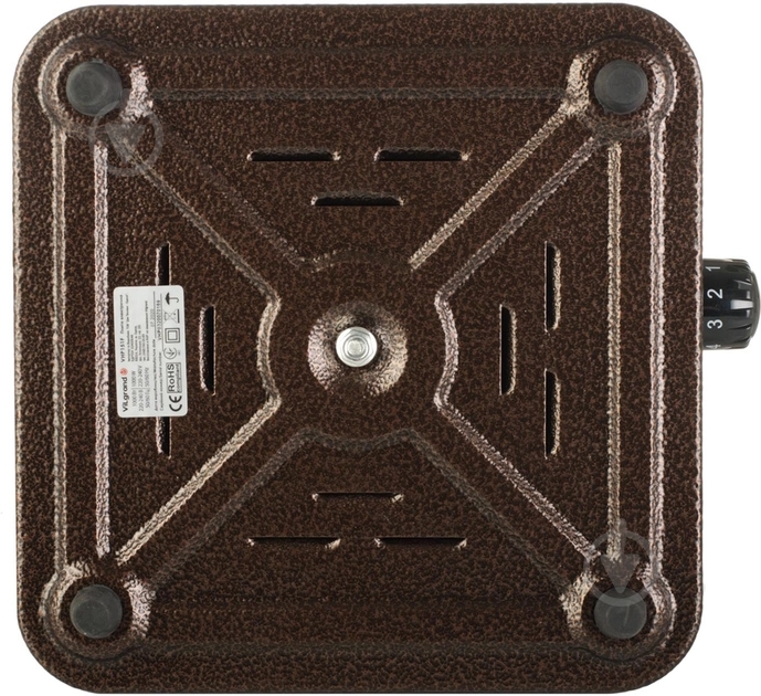 Плита электрическая настольная ViLgrand VHP151F brown - фото 4