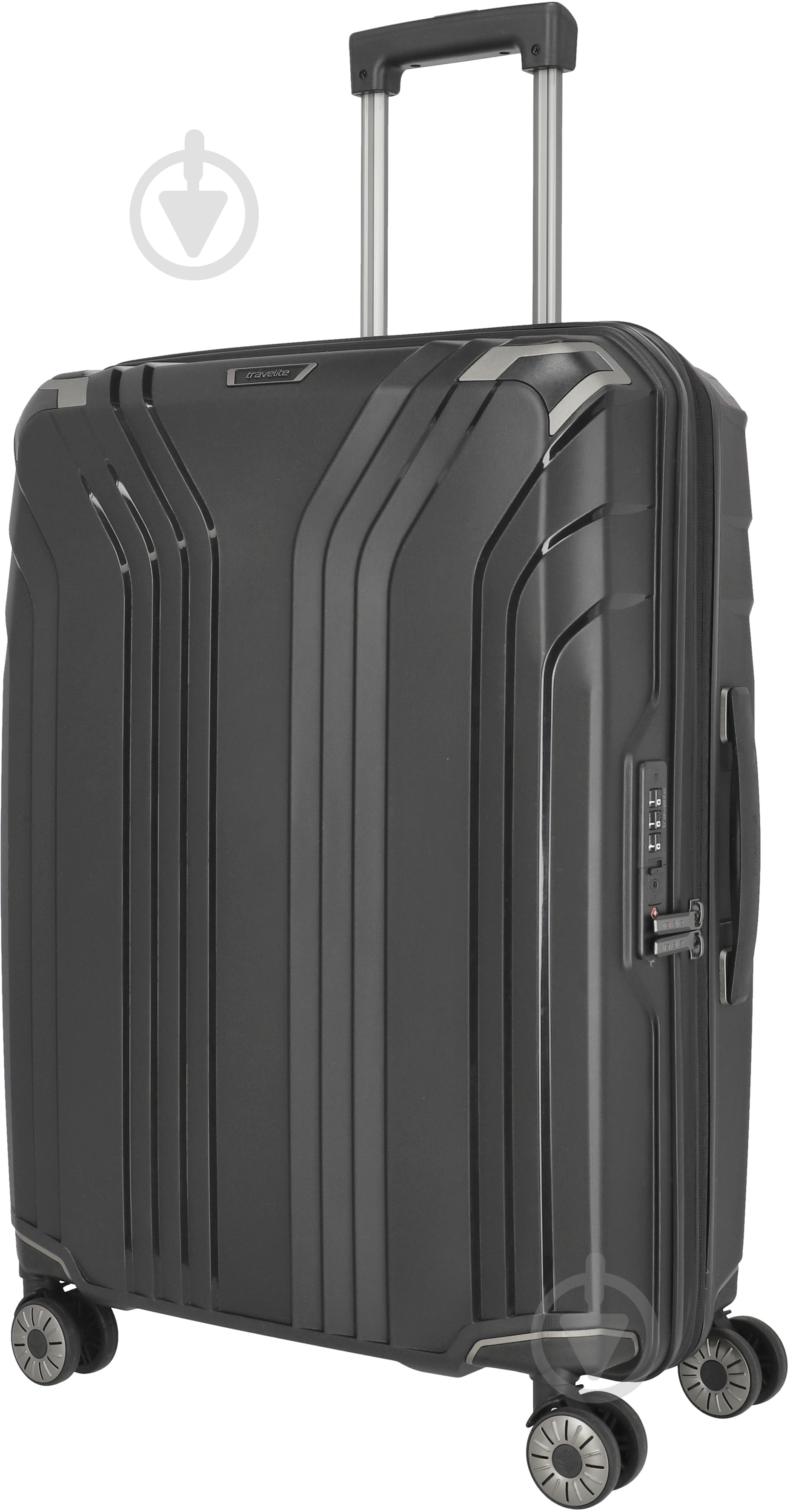 Чемодан Travelite 72 л черный - фото 1