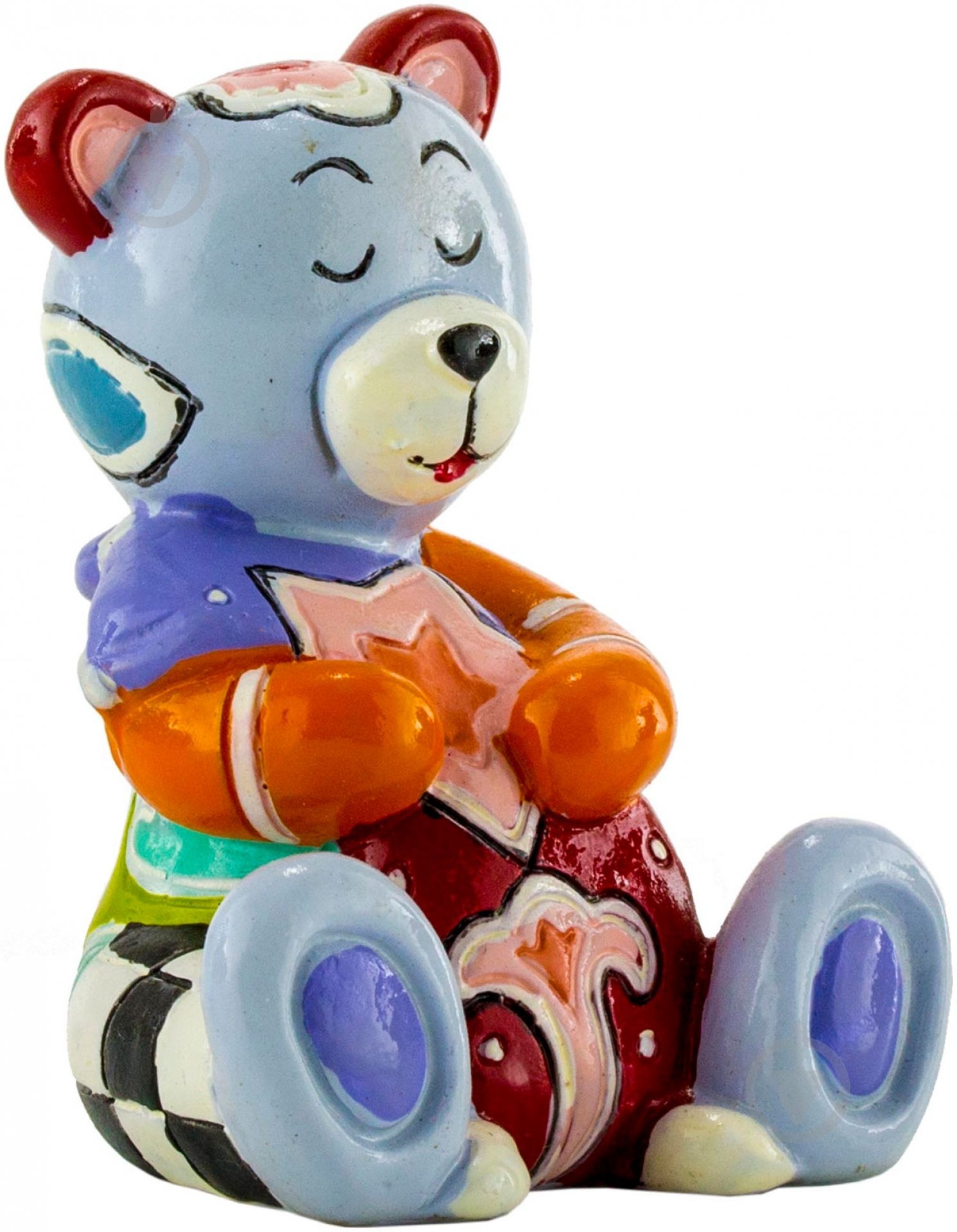 Фигурка мишка 918-010 7х3 см разноцветный - фото 1