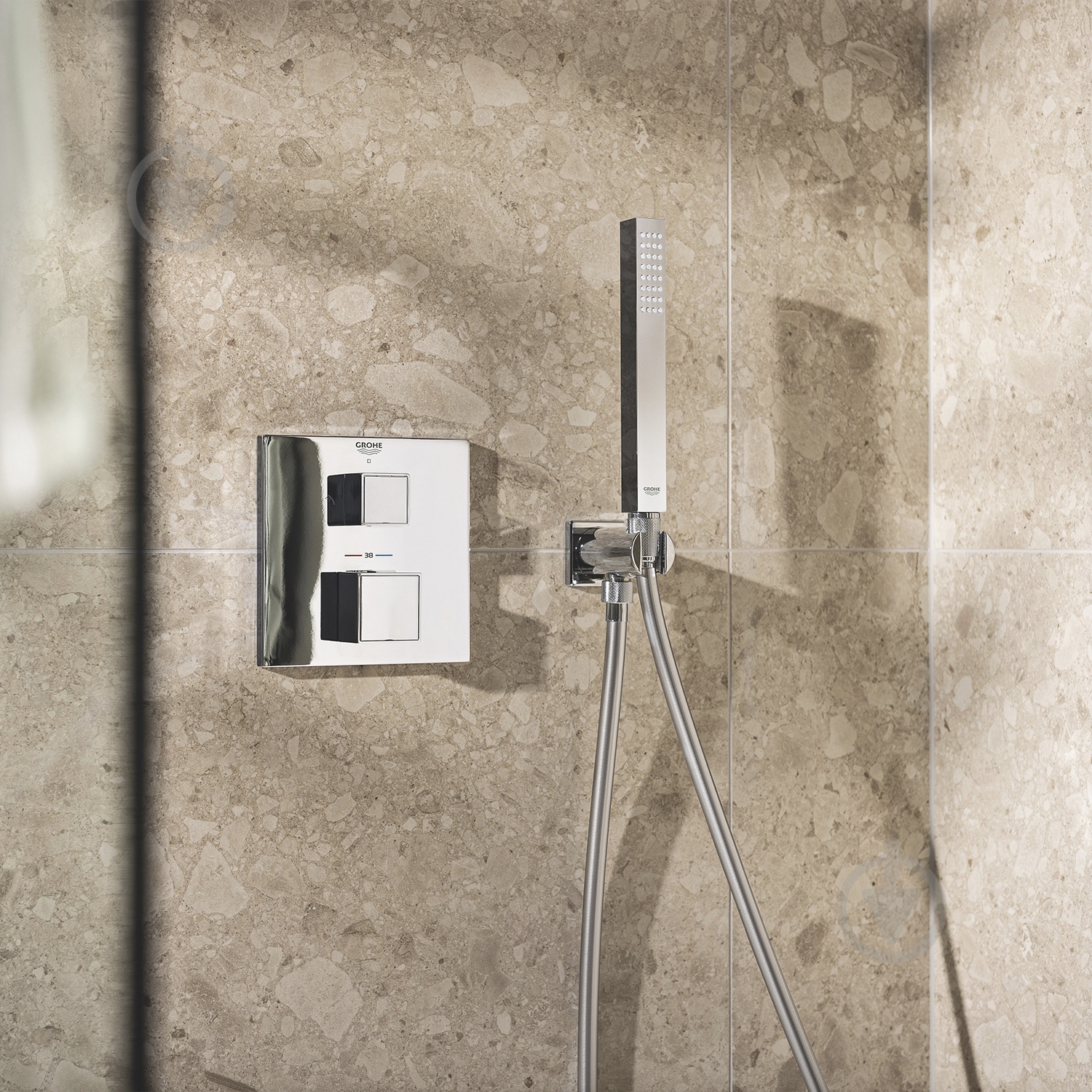 Душова система прихованого монтажу Grohe QuickFix Precision Cube Vitalio Rain Mono 310 Cube 34879000 - фото 8 Душова система прихованого монтажу Grohe QuickFix Precision Cube Vitalio Rain Mono 310 Cube 34879000 - фото 8