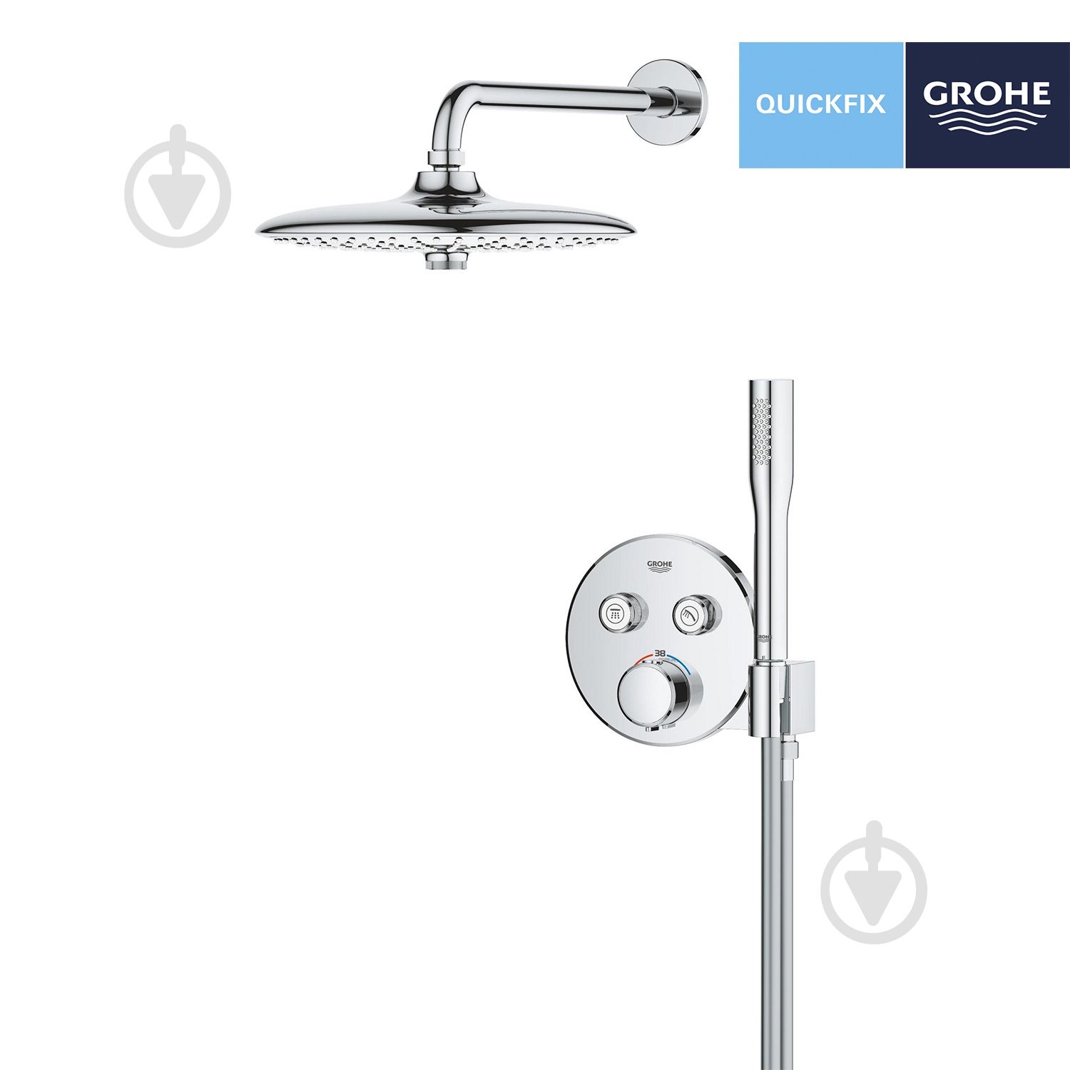 Душова система прихованого монтажу Grohe QuickFix Precision SmartControl 34878000 - фото 4 Душова система прихованого монтажу Grohe QuickFix Precision SmartControl 34878000 - фото 4