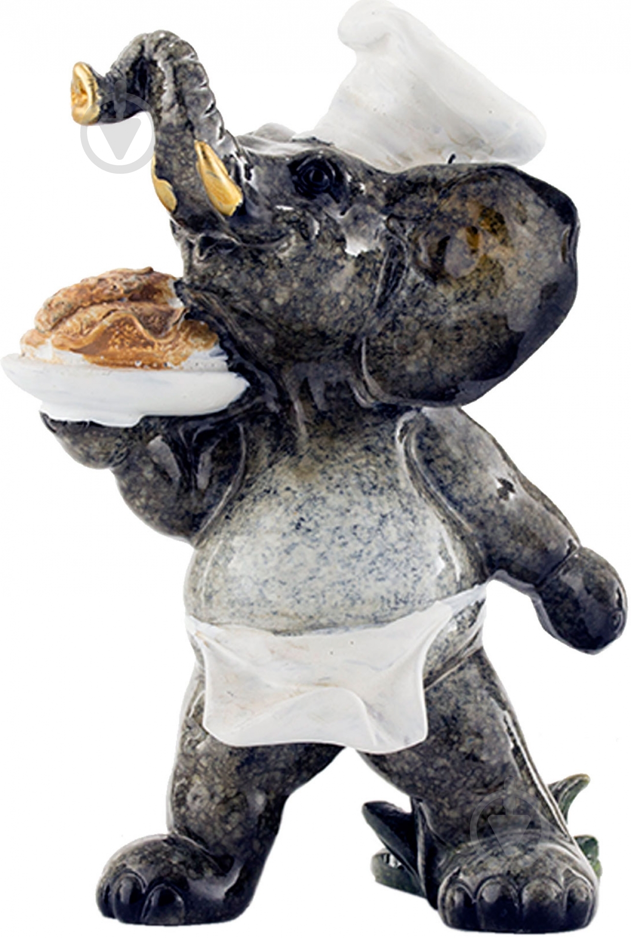 Фігурка Lefard слоник 919-019 12х7 см чорний - фото 1