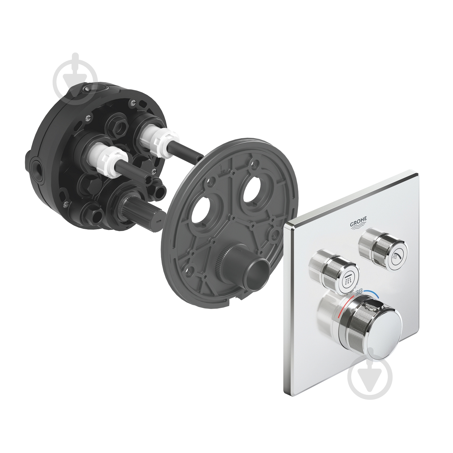 Душевая система скрытого монтажа Grohe QuickFix SmartControl UA202801C2 - фото 4