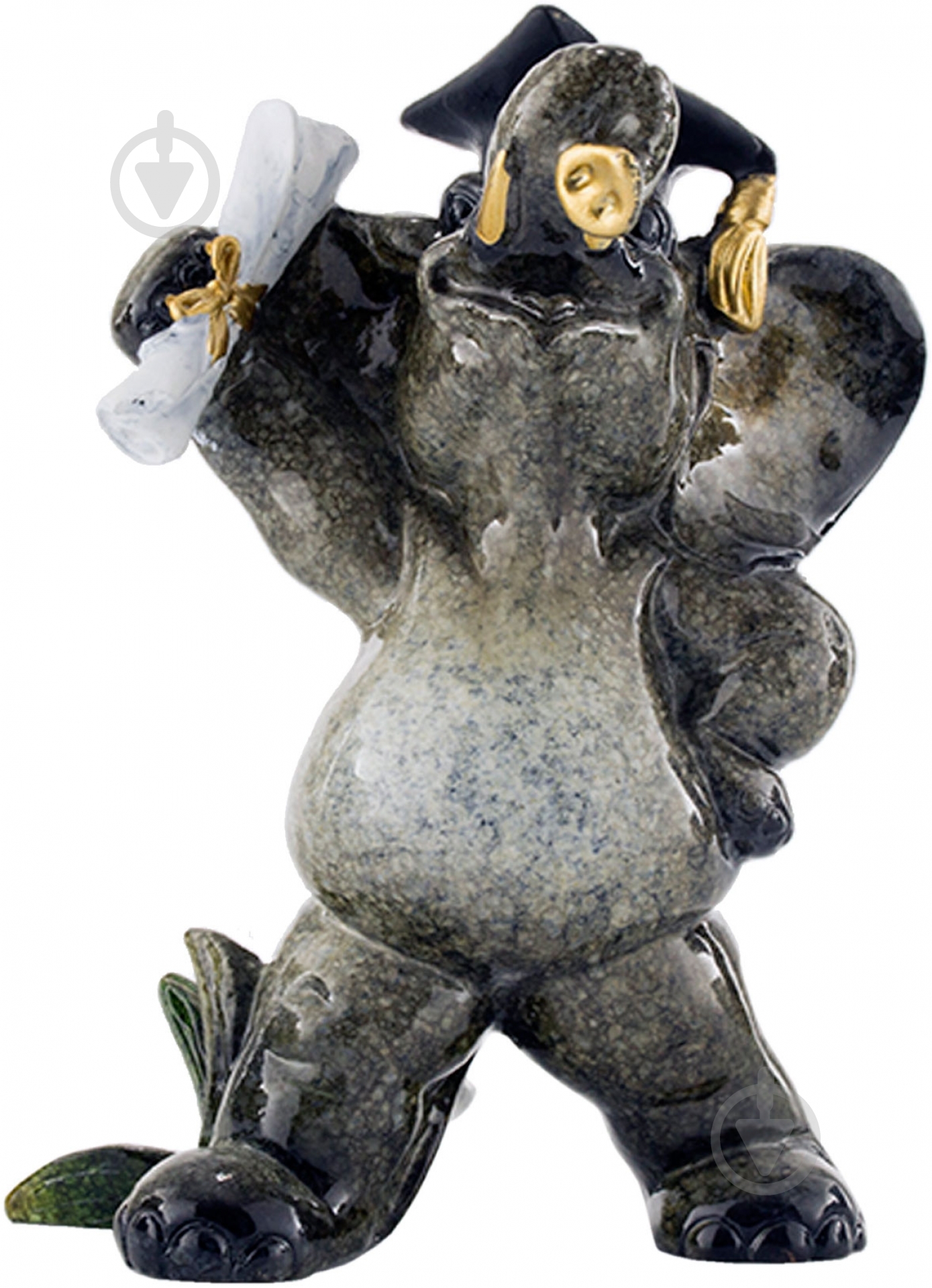 Фігурка Lefard слоник 919-020 11х8 см чорний - фото 2 Фігурка Lefard слоник 919-020 11х8 см чорний - фото 2