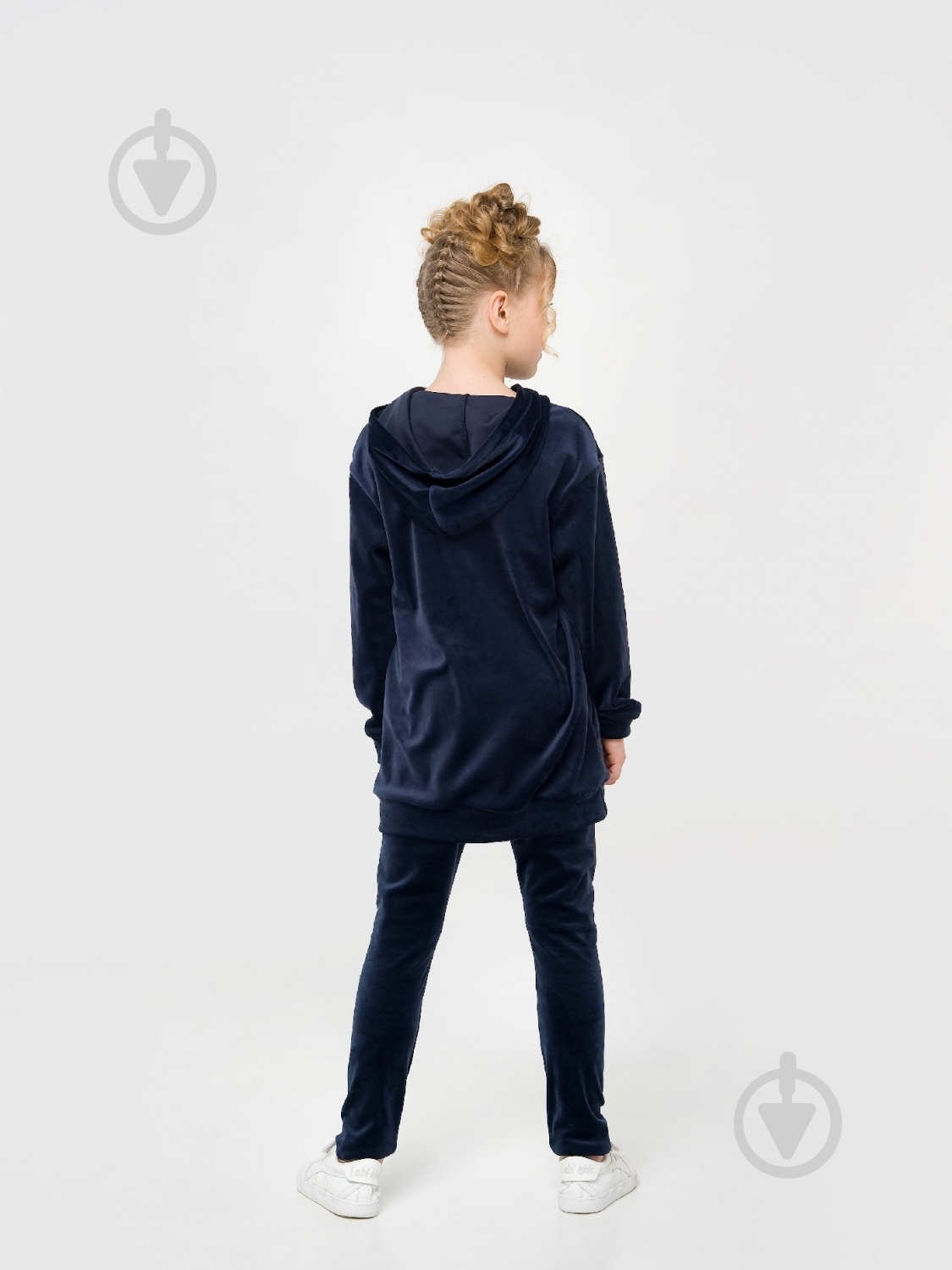 Комплект для дівчаток Smil 2 предмета 117312 р.140 темно-синій - фото 5