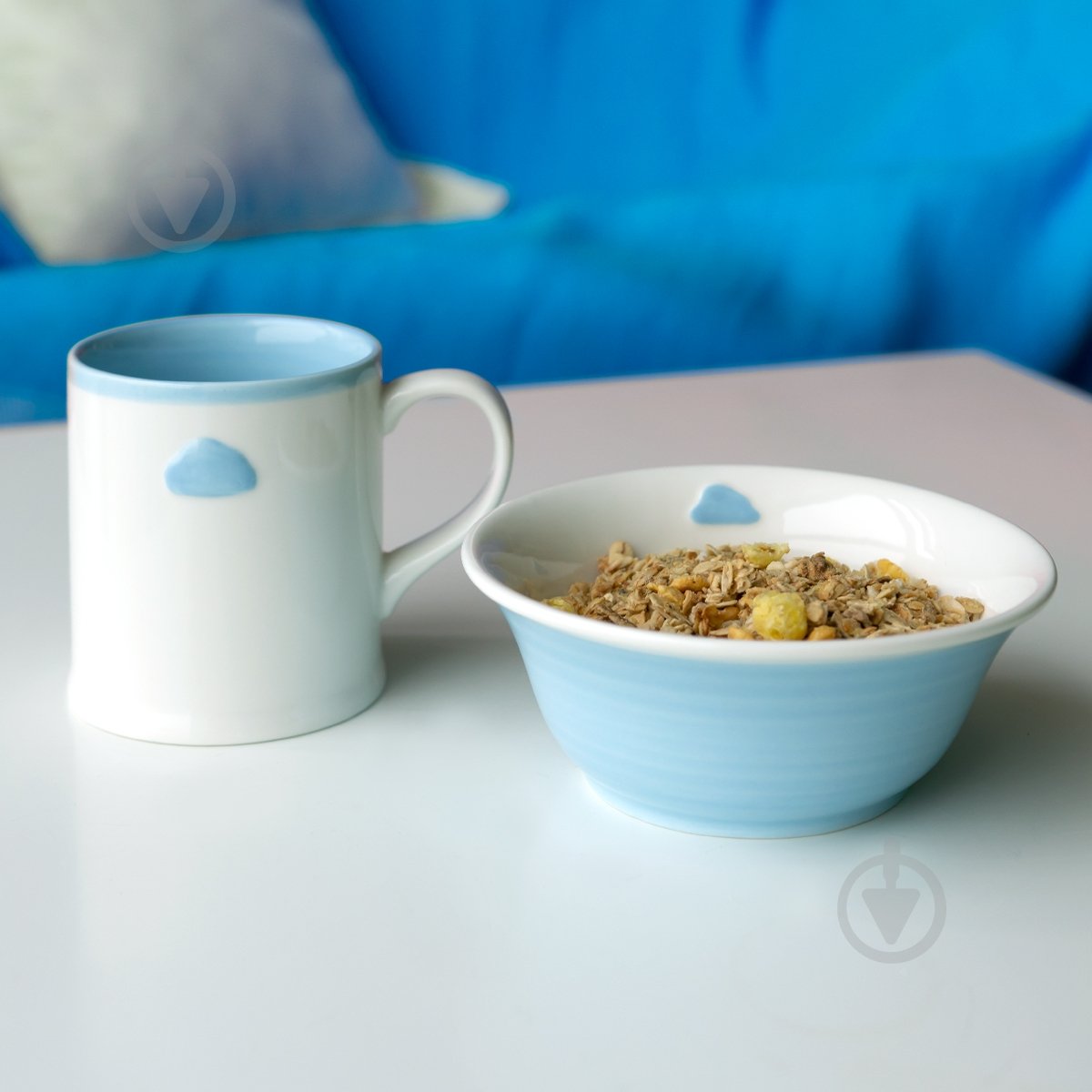 Чашка MVM Детская фантазия 300 мл голубая - фото 3