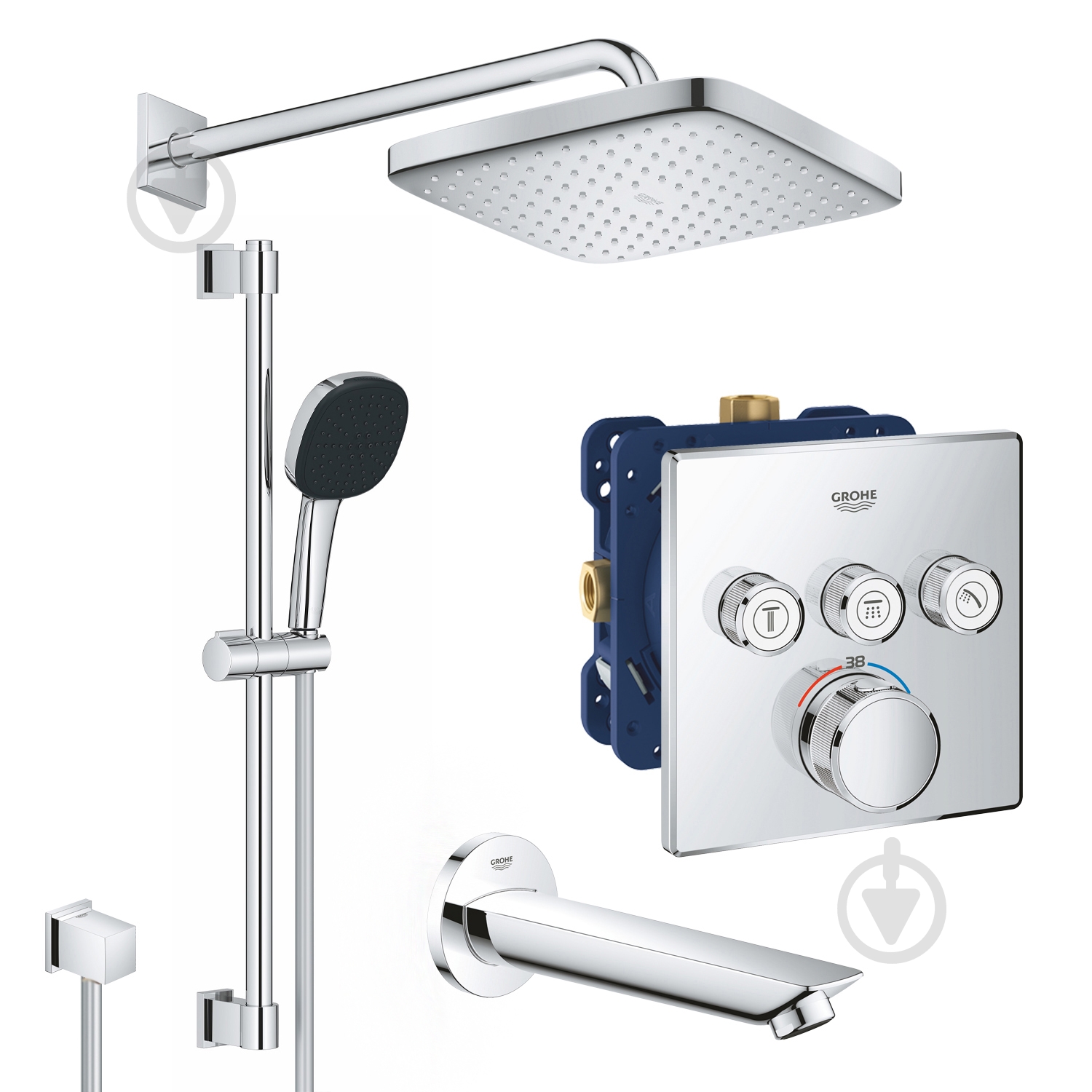 Душова система прихованого монтажу Grohe QuickFix SmartControl UA202801C3 - фото 1