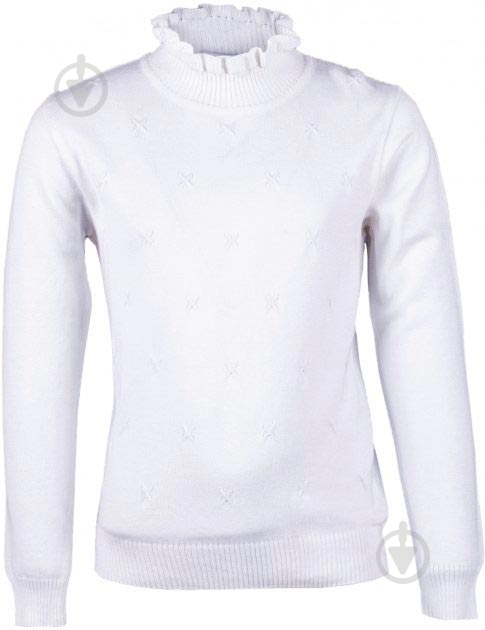 Гольф для девочки FLASH ® р.146 белый 19BG098-4-1111 - фото 1 Гольф для девочки FLASH ® р.146 белый 19BG098-4-1111 - фото 1