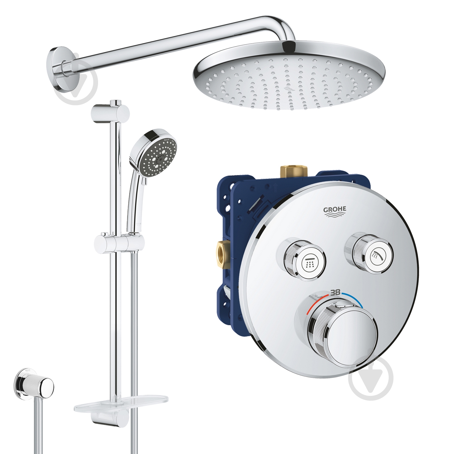 Душова система прихованого монтажу Grohe QuickFix SmartControl UA202801R2 - фото 1