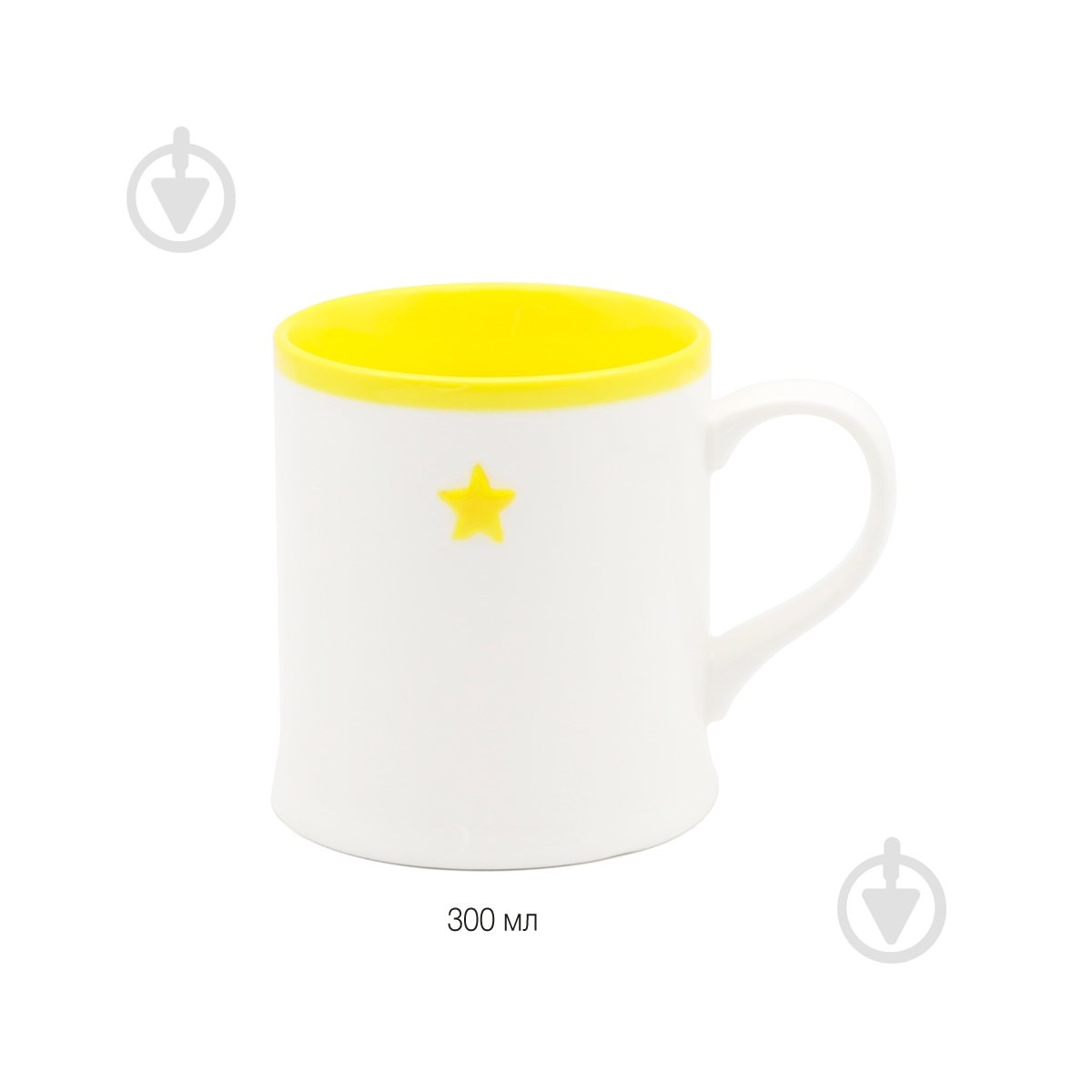 Чашка MVM Детская фантазия 300 мл желтая - фото 4