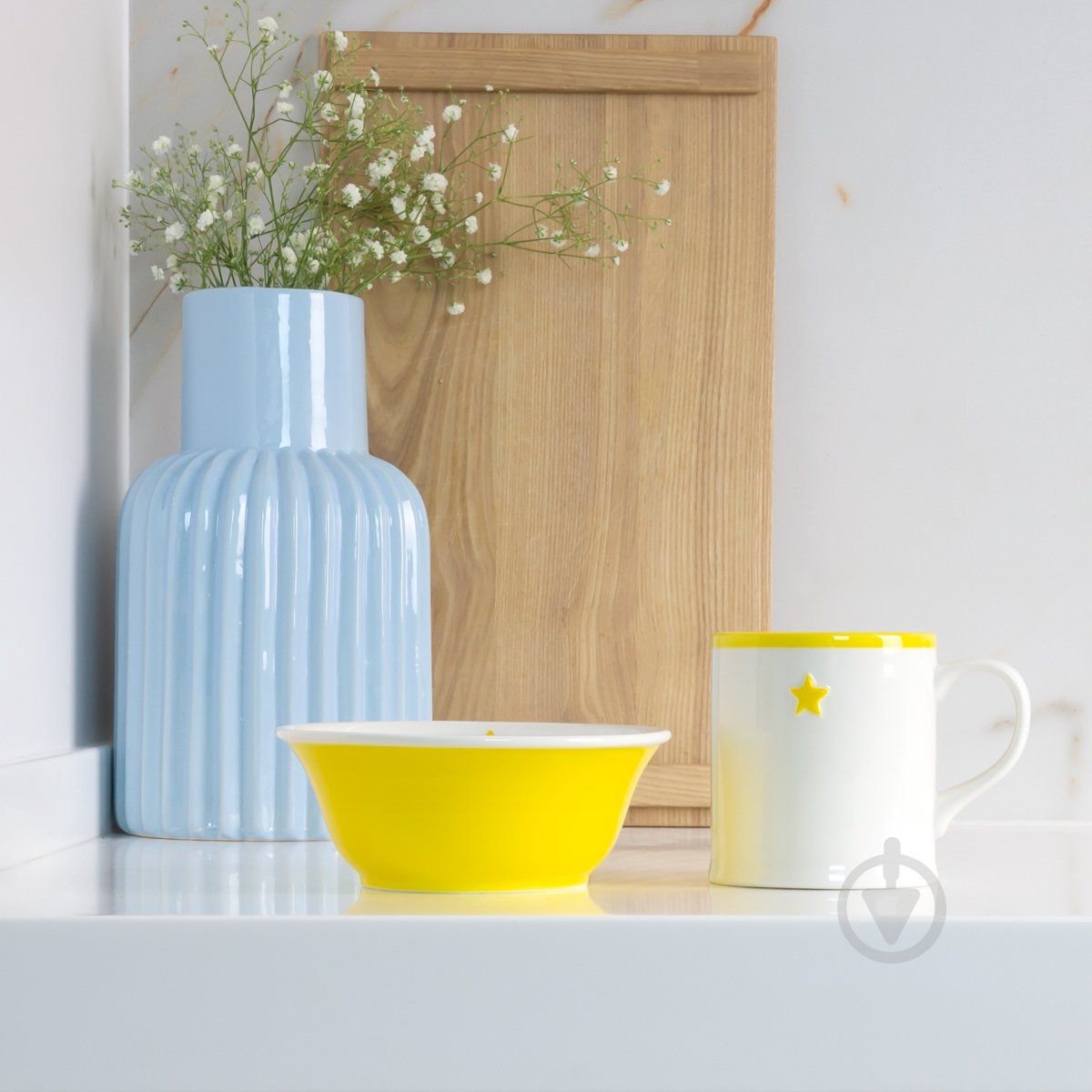 Чашка MVM Детская фантазия 300 мл желтая - фото 3