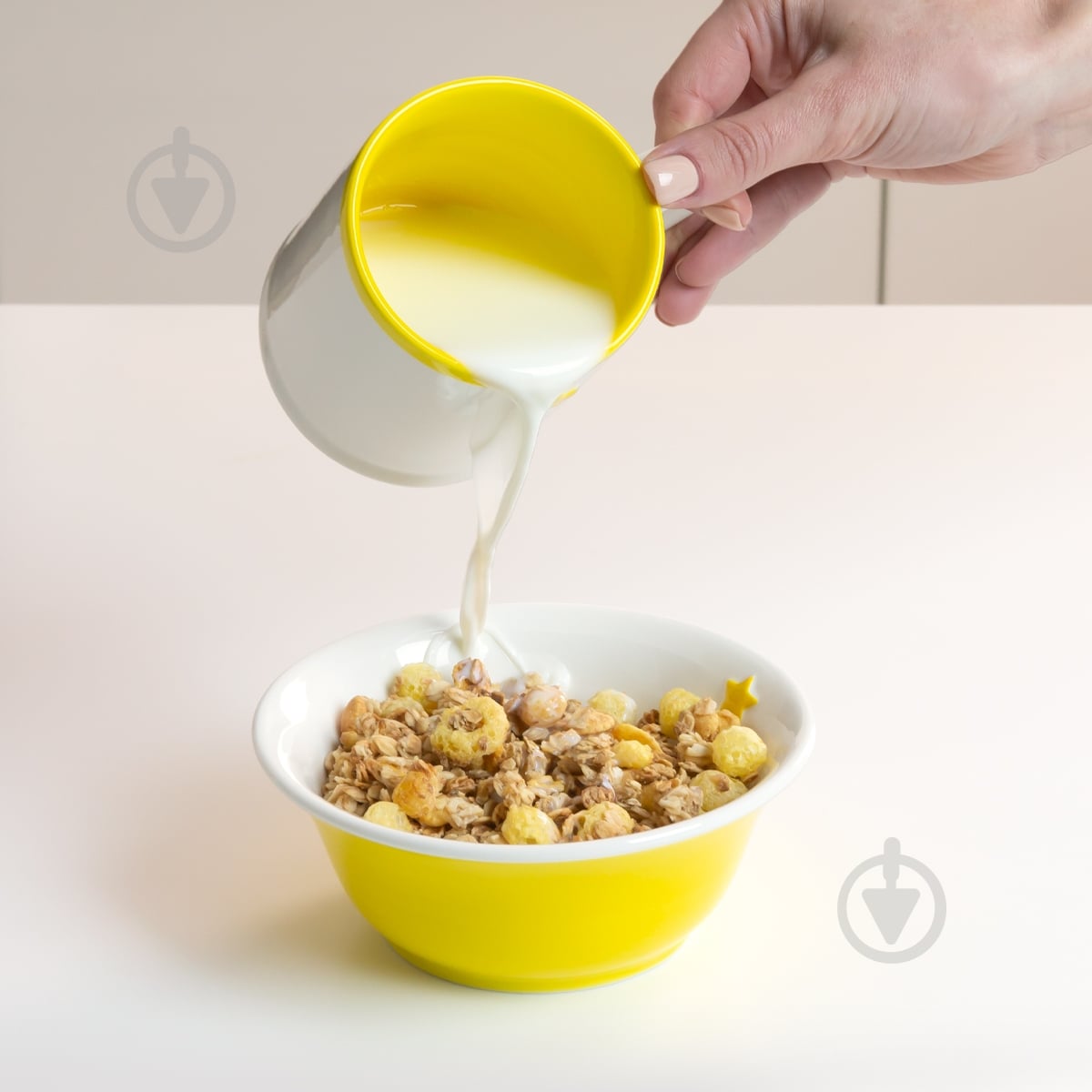 Чашка MVM Детская фантазия 300 мл желтая - фото 4