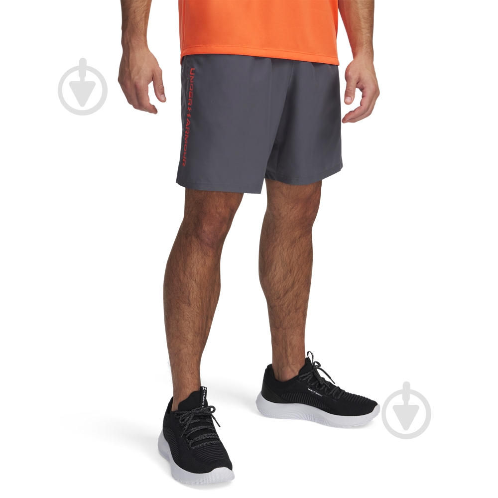Шорти Under Armour Tech Woven Wordmark Short 1383356-026 р. S-M сірий - фото 1 Шорти Under Armour Tech Woven Wordmark Short 1383356-026 р. S-M сірий - фото 1