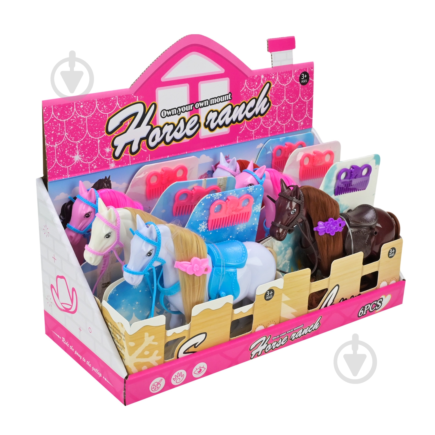 Фигурка Shantou Лошадь 686-809 - фото 4